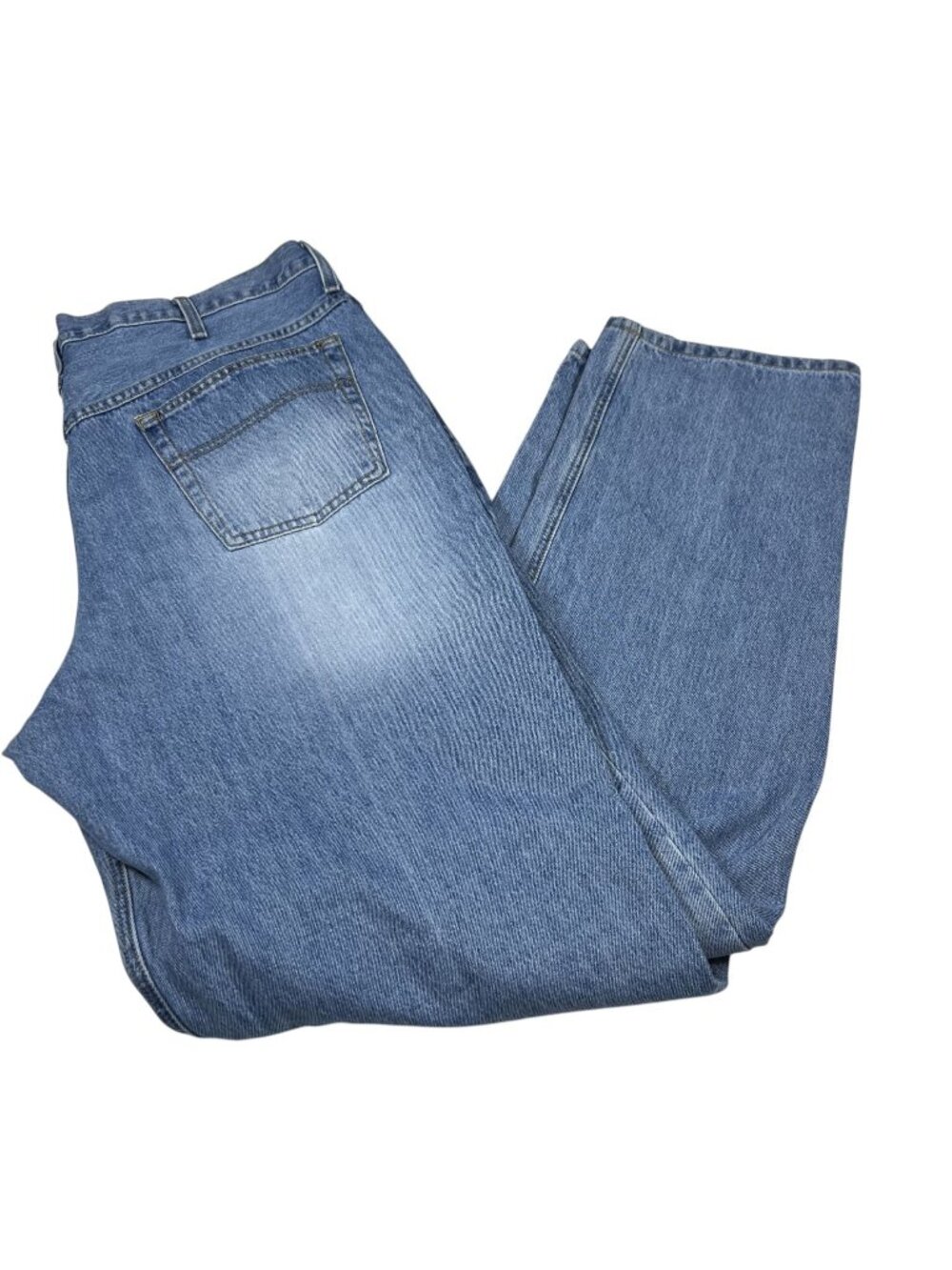 Cinch Mens Black Label Rigid Denim Jeans Size 42x36 Light Wash Western Cowboy